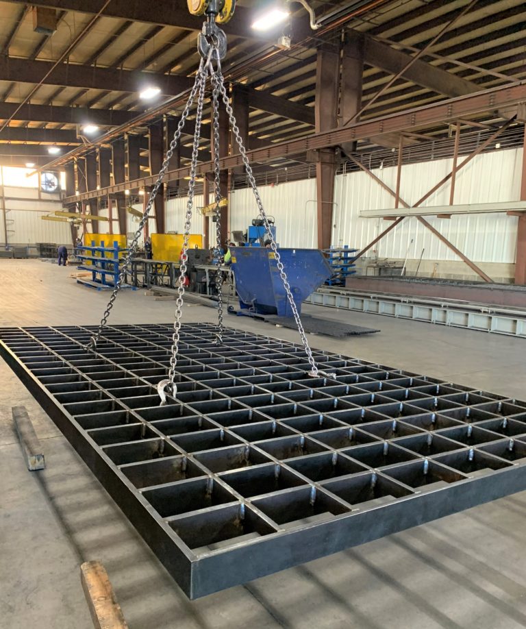 Welded steel grating